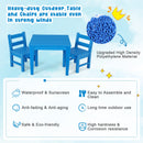 2 Pieces Kids Learning Chair set with Backrest