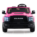 2 Seater 24V Ride on Toy for Big Kids Licensed Ram Truck with Remote and Music