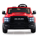 2 Seater 24V Ride on Toy for Big Kids Licensed Ram Truck with Remote and Music