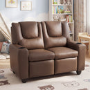 2-Seater Kids Recliner Double Toddler Sofa Chair with 2 Cup Holders