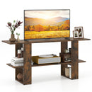 2-Tier TV Stand with Storage for TVs up to 55 Inch Console Table with Open Shelf