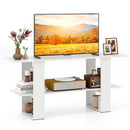 2-Tier TV Stand with Storage for TVs up to 55 Inch Console Table with Open Shelf