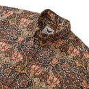 Men's Vintage Hawaiian Shirt Matabie Print Cotton Button-down Short Sleeve Aloha Shirt