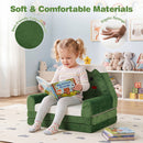 2-in-1 Convertible Kids Sofa to Lounger with Christmas Patterns