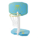 Pool Basketball Hoop and Volleyball Net 2-in-1 Combo Set