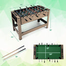 2-in-1 Swivel Game Table for Teens Adults-Brown