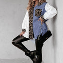 Loose-fitting Casual Long-sleeve Plus-size Shirt