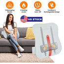Shiatsu Back MassagerÊ3D Deep Tissue Kneading Massage Pillow Cordless USB Rechargeable with 3 Massaging Modes 2 Heating Levels 10Mins Auto-OffÊfor Bac