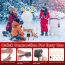 8-Pack Christmas Solar Stake Lights | 64LED Star Pathway Lights with 8 Modes, IP64 Waterproof