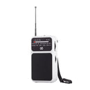 Dual Power FM AM Pocket Radio with Flashlight