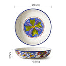 Ceramic Tableware Pastoral Dinner Plate