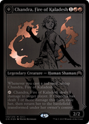 Chandra, Fire of Kaladesh // Chandra, Roaring Flame (MEDIA-135) - San Diego Comic-Con 2015: (originpwdfc) Foil