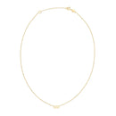 14K Yellow Gold Aquarius Necklace