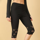 Oversized Leggings Summer Hollow Out Hot Printed Pattern Women