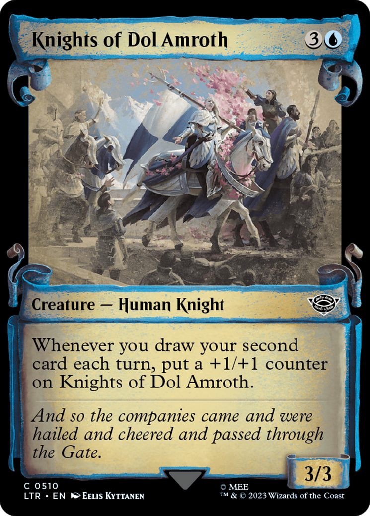 Knights of Dol Amroth (LTR-510) - The Lord of the Rings: Tales of Middle-earth: (Showcase) Foil