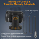 24V 160W Portable Car Heater & Fan | 2-in-1 Rotating Defroster/Demister with 4.92ft Cord