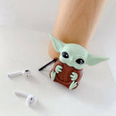 Star Wars Airpod Case Mandalorian Baby Yoda Grogu Silicon bumper keychain