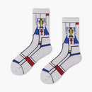 Creative Minimalist Printed Casual Mid Length Socks