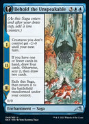 Behold the Unspeakable // Vision of the Unspeakable (NEO-048) - Kamigawa: Neon Dynasty: (fandfc, enchantment) Foil