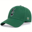 Embroidered Spade K Sun Hat