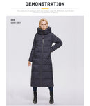 Extra Long Hooded Thermal Windproof Coat
