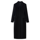 Fashionable Lapel Buttoned Flap Pocket Coat