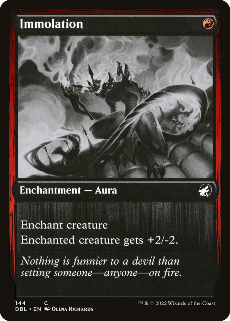 Immolation (DBL-144) - Innistrad: Double Feature Foil