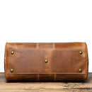 Retro New Men's Genuine Leather Portable Travel Bag
