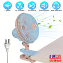 8.66" Clip-On Fan with 90° Oscillation & 2 Speeds