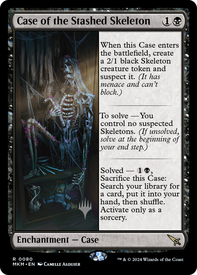 Case of the Stashed Skeleton (PPMKM-080) - Murders at Karlov Manor Promos