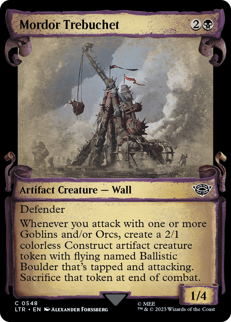 Mordor Trebuchet (LTR-548) - The Lord of the Rings: Tales of Middle-earth: (Showcase) Foil