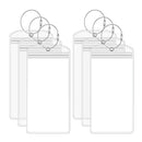 Luggage Label Vertical Transparent Sealed Waterproof ID Card Holder