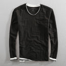 Men's Undershirt Raw Edge Distressed
