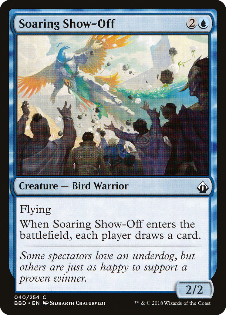 Soaring Show-Off (BBD-040) - Battlebond Foil