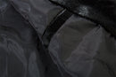 Men's Split Splicing Solid Color Loose Standing Collar Leather Jacket