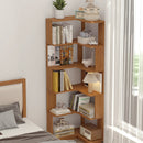 6-Tier L-Shaped Corner Bookshelf with Anti-Tip Safety Kit