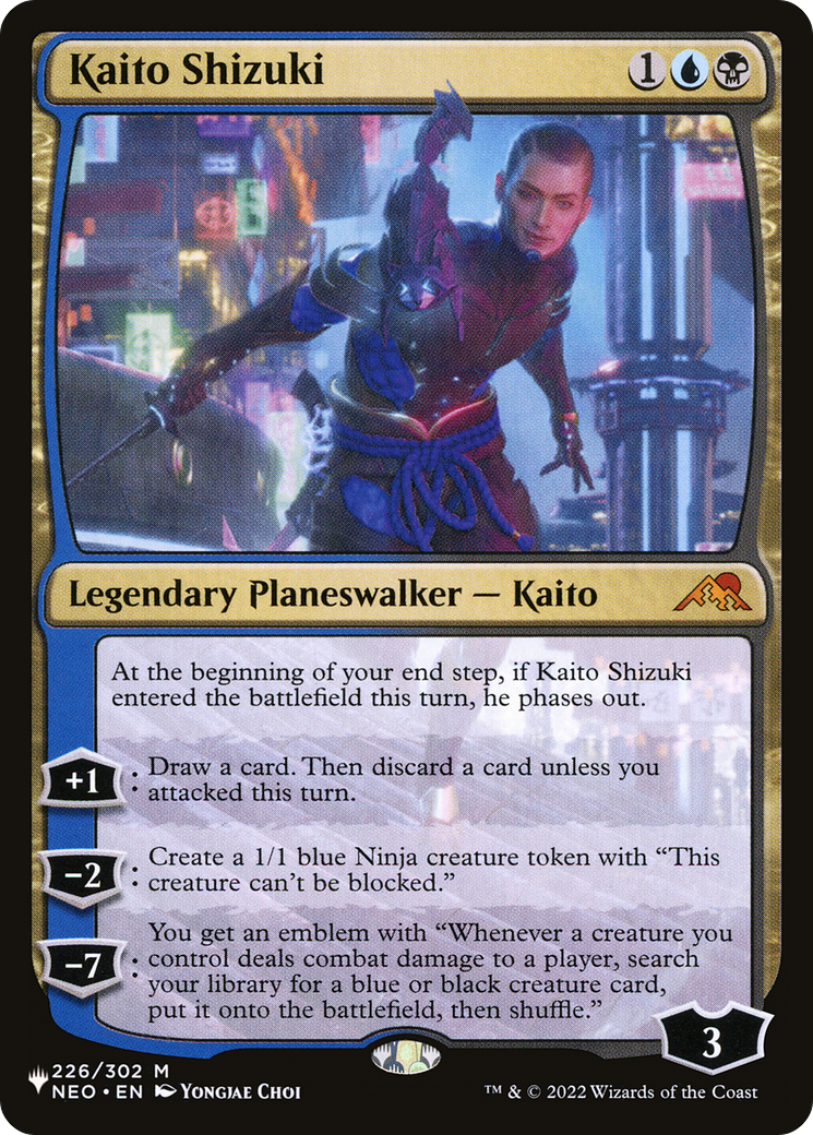 Kaito Shizuki (LIST-NEO-226) - The List