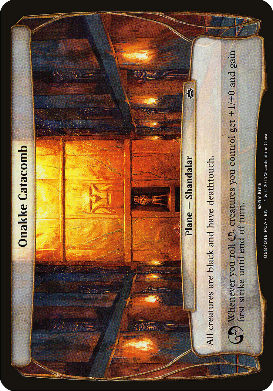 Onakke Catacomb (OVER-058) - Planechase Anthology Planes