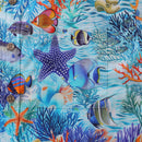 Hawaiian Shirt For Men Underwater Wonderland Button-down Shirt Short Sleeve 100% Cotton Shirt By Cigar
