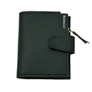Womens Trifold Short Multi-functional Leather Wallet With Multiple Card Slots
