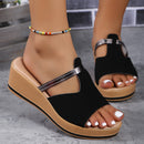 Women's Summer Peep-toe Wedge Sandals