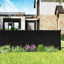Freestanding 48 x 48 Inch Air Conditioner Fence with Metal Ground Stakes