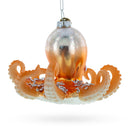Bright Octopus Blown Glass Christmas Ornament
