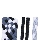 3 Pack Black In Between Variety Pack Headband | Pom Braid Hair Accessory