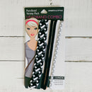 3 Pack Black In Between Variety Pack Headband | Pom Braid Hair Accessory