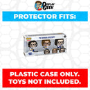 Pop Protector for 3 Pack Slap Shot The Hanson Brothers Funko Pop