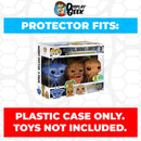 Pop Protector for 3 Pack Funko Pop Cornish Pixie, Mandrake & Grindylow SDCC