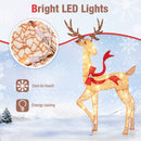 3-Piece Pre-Lit Christmas Deer Family Set