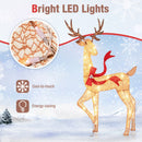3-Piece Pre-Lit Christmas Deer Family Set