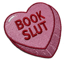Book Slut Candy Heart Patch
